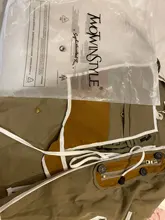 Coats Lantern Irregular-Jacket Collar TWOTWINSTYLE Patchwork Long-Sleeve Women Square