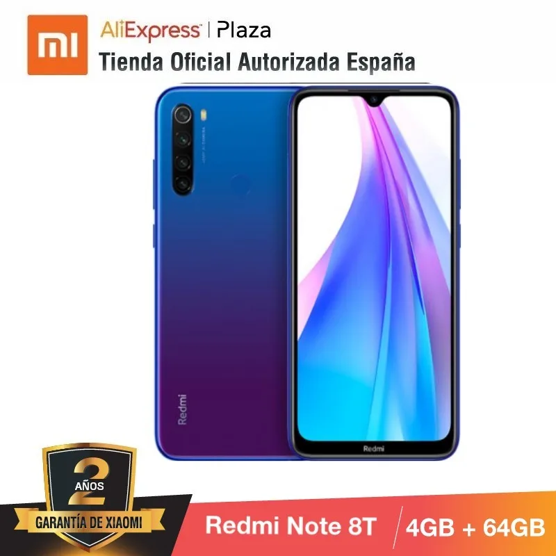  Note 8T (64GB ROM 4GB RAM 13MP Frontal Cámara Batería de 4000 mAh Android Nuevo Libre) [Teléfono Mo