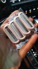 Mujer de moda hoja de afeitar mujer sacapuntas 3 capa calidad cuchillas de afeitar la cabeza adecuado para Gillette Venus cabello