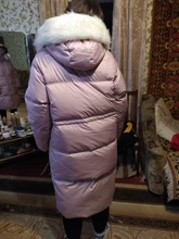 Down-Jacket SEMIR Winter Women Outwear Hooded Long New Waist for Fur-Collar Loose Young-Girl