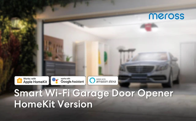 Meross HomeKit Smart WiFi Garage Door Opener, Works with Apple HomeKit,  Siri, CarPlay, Alexa, Google Assistant and SmartThings - AliExpress