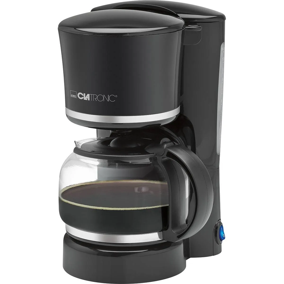 Clatronic KA 3555 Kettle automatic electric drip coffee machine filter
capacity 8 to 10 cups Maintainer hot 870W Black