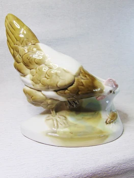 

Napkin-pencil "chicken and beetle", 19 cm. Gorodnitsa, 1970 s