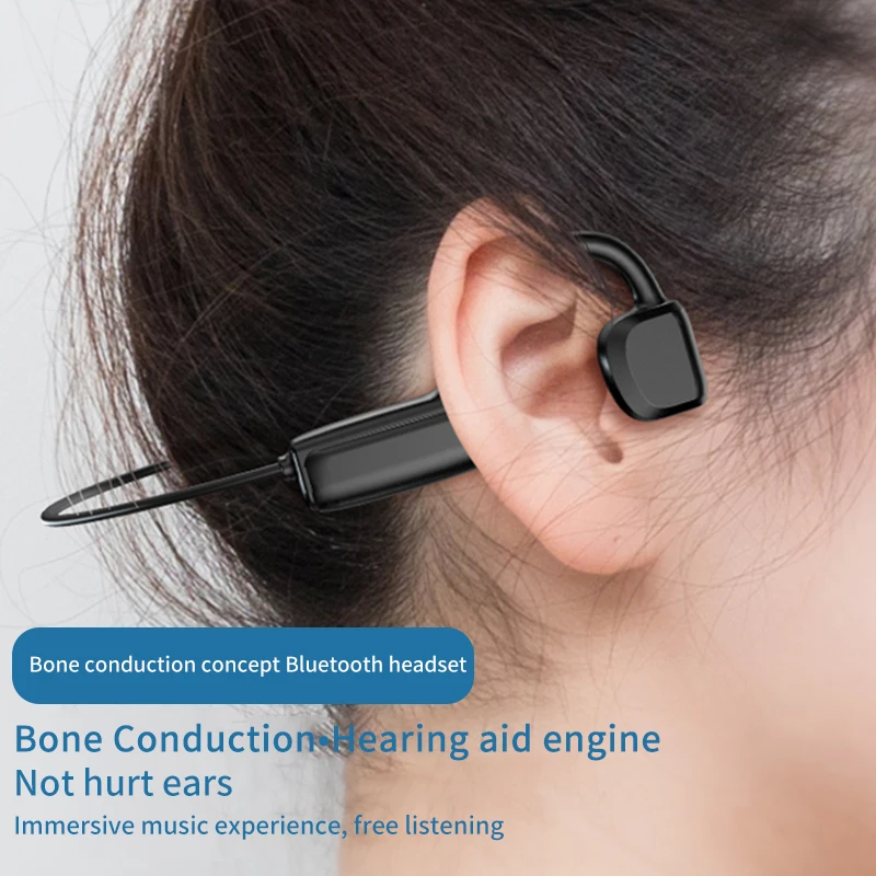 Наушники с костной проводимостью водонепроницаемые беспроводные Bluetooth наушники