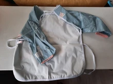 Babero de manga larga para bebés, accesorio de ropa de protección para niños, bufanda para infante, bandana con mangas, babero para bebé a prueba de agua, lavable