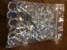 6mm 8mm 10mm 12mm 14mm 16mm 18mm 20mm 25mm 30mm 35mm redonda plana trasera cabujón de vidrio transparente, alta calidad, promoción al por mayor