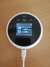 EARYKONG Wifi Natural Sensor de Gas Combustible hogar inteligente Gas GLP Detector de alarma Detector de fugas Sensor Wifi detectores de temperatura de la