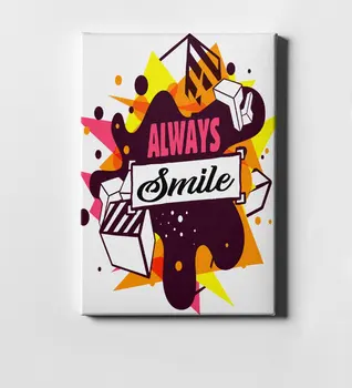 

You Always Smile Design Canvas Print (50x70 cm.)