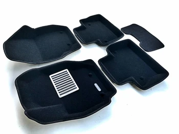 

Textile 3D mats euromat3d luxe in the interior for Volvo XC70 (2007-2016) / S80 (2006-2016) with metal sub-spot