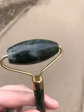 Rodillo masajeador Facial de Guasha Junta doble cabezas de remodelación de cara de elevación masajeador Natural Jade piedra cuello delgado herramienta de cuidado