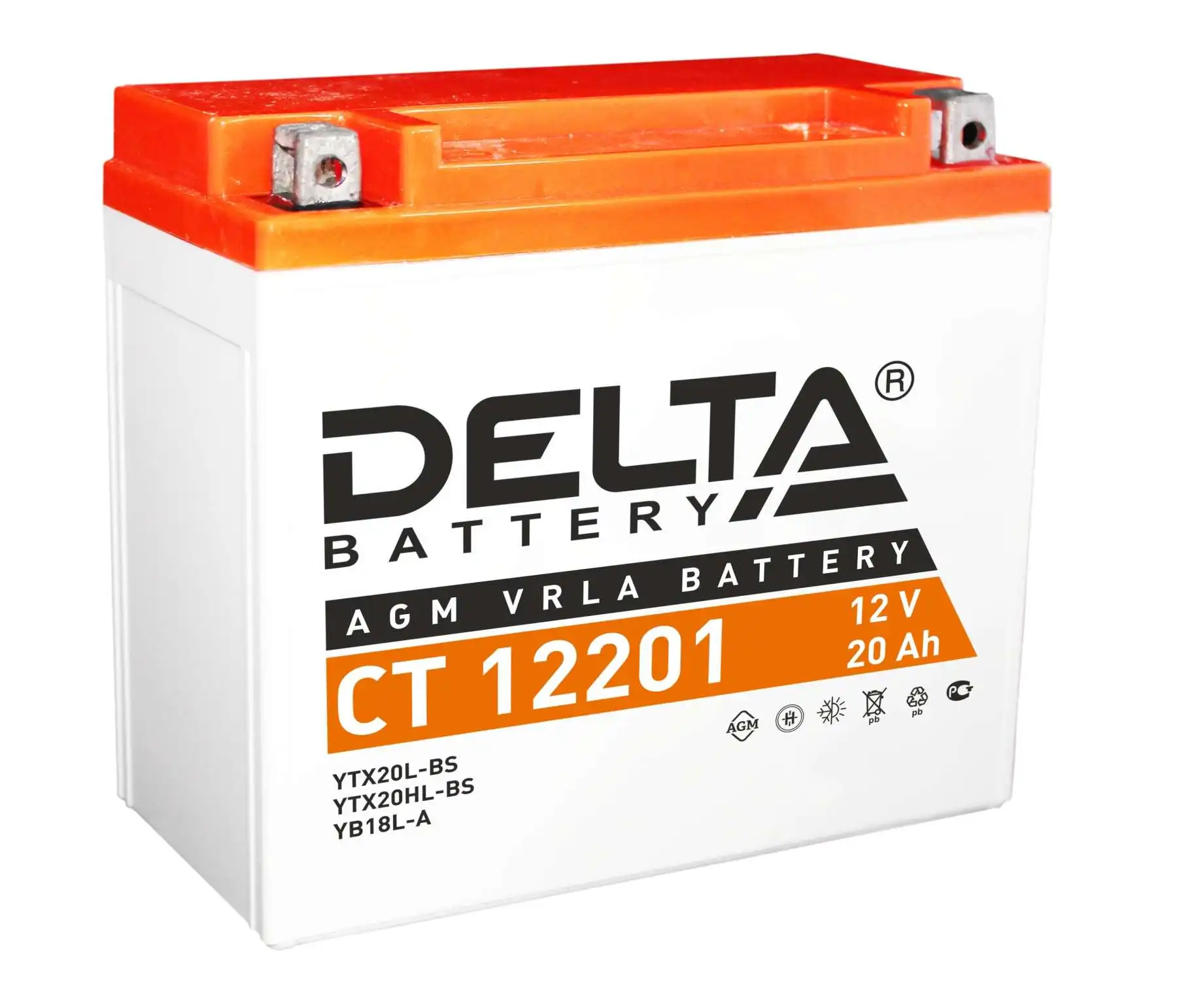 Аккумулятор delta ct12201