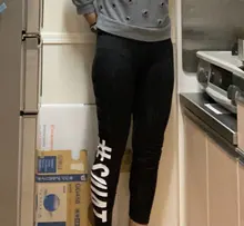 Mallas ajustadas para mujer, Leggings elásticos, Capri, mallas deportivas para mujer, pantalones ajustados con estampado de letras