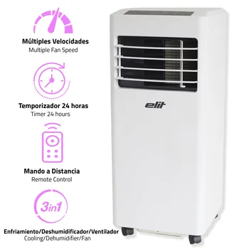 

E20 portable air conditioning 7000BTU · White · SLEEP mode for stays of max 21 m2