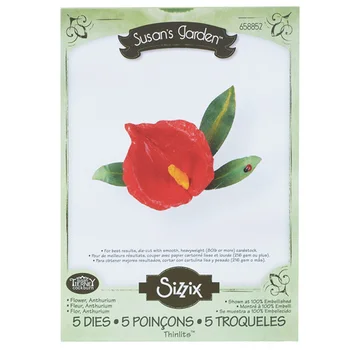 

Form for cutting flower anthurium 5 PCs thinlits die 658852