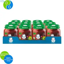 Гербер Пюре яблоко- лесные ягоды 130г 12 шт