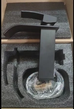 Faucet-Waterfall Vanity-Sink Washing-Taps Cold-Basin Chrome Bathroom Brass Rozin Single-Lever