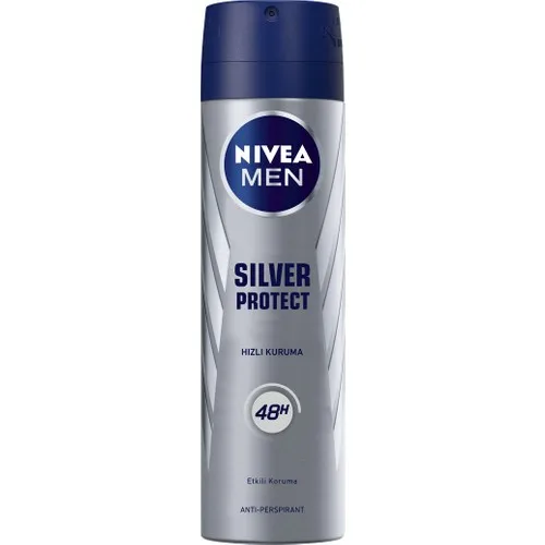 Спрей-дезодорант Nivea Silver для защиты мужчин 150 мл | Красота и здоровье
