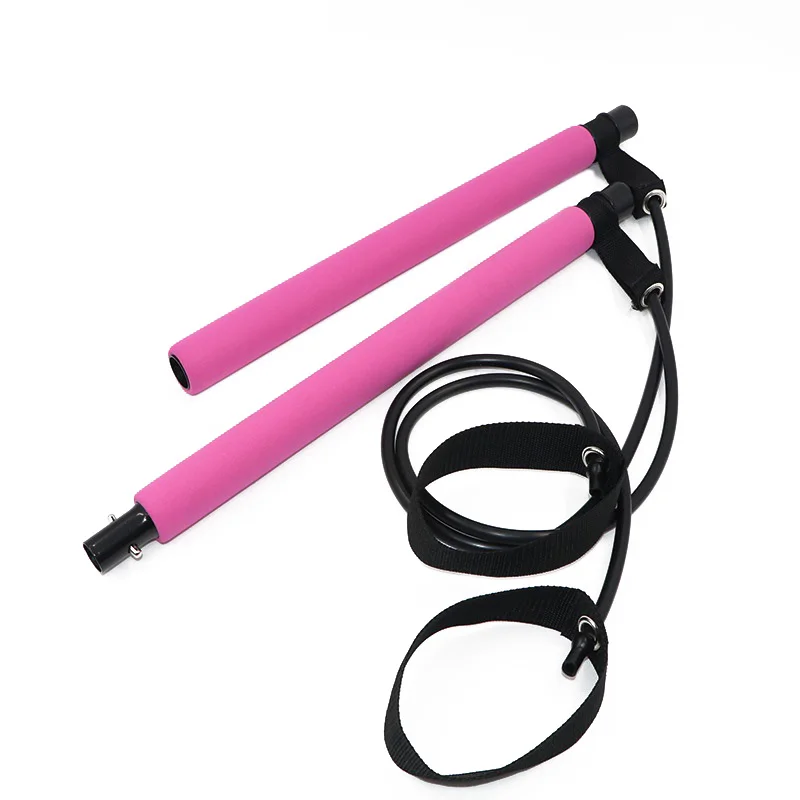 Gym Body Abdominal Resistance Bands for Pilates Exercise Stick Toning Bar Fitness Rope Puller | Красота и здоровье