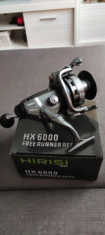 Hirisi Tackle Carp Fishing Reels Free Runner with Extra Free Spool HX