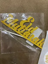 Pegatinas decorativas EID Mubarak para decoración de Ramadan Mubarak, etiquetas de regalo para Festival musulmán islámico, hayj, Ramadán y Kareem, 24/48 Uds.
