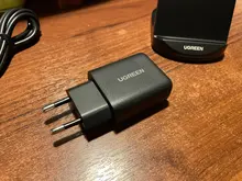 Ugreen-soporte de carga inalámbrica Qi para móvil, estación de carga rápida para iPhone 12 Pro X XS 8 XR Samsung S9 S10 S8 S10E