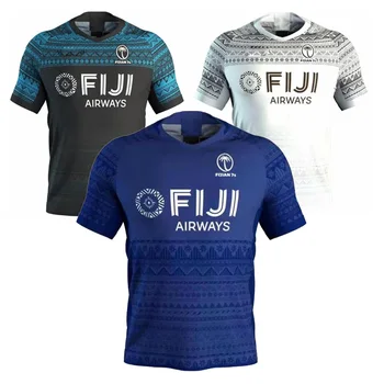 

2020 FIJI 7s RUGBY HOME AWAY TRAINING SINGLET JERSEY Size: S-5XL Print custom name number The quality is perfect. Free Delivery