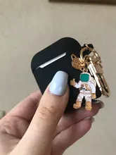 Silicone-Case Bag-Box Protective-Cover Key-Ring 1-2-Accessories case Apple Airpods Spaceman