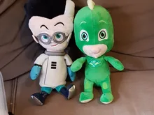 PJ máscaras de dibujos animados de 4 Uds peluche animado figura Catboy Owlette máscaras Gekko figuras de Anime juguetes para niño niña regalo de cumpleaños