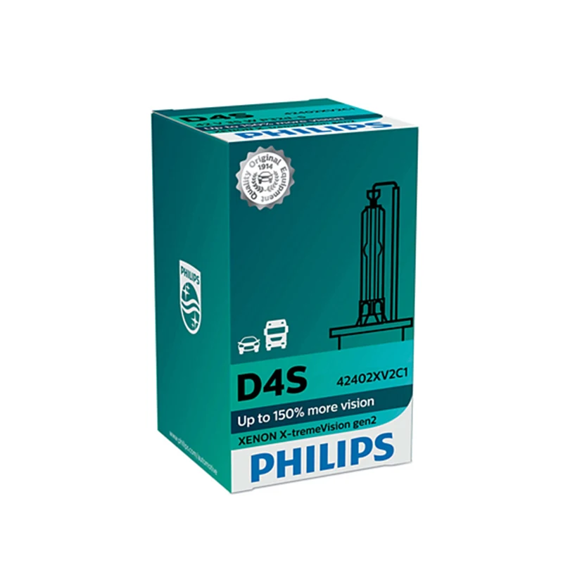 PHILIPS 42402XV2C1 D4S Ксеноновая лампа для фар головного освещения 42V-35W X-tremeVision gen 2 автомобиль головное освещение