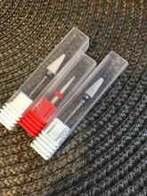 Cortador de cerámica para uñas, brocas de corte para manicura, broca de fresado, herramienta de Arte de uñas, 1 Uds.