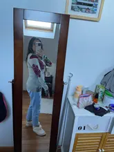 Suéter de tejido de una sola cola para primavera y otoño, original, estampado español DEG