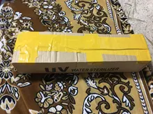 De acero inoxidable UV esterilizador de agua ultravioleta de lámpara de tubo directo beber agua Filtro de desinfección de peces de acuario tanque purificador