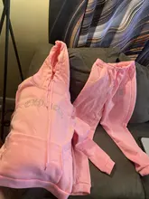 Chándal Set de 2 piezas de mujer de talla grande para mujer, sudadera, pantalones de chándal holgados, traje deportivo para correr