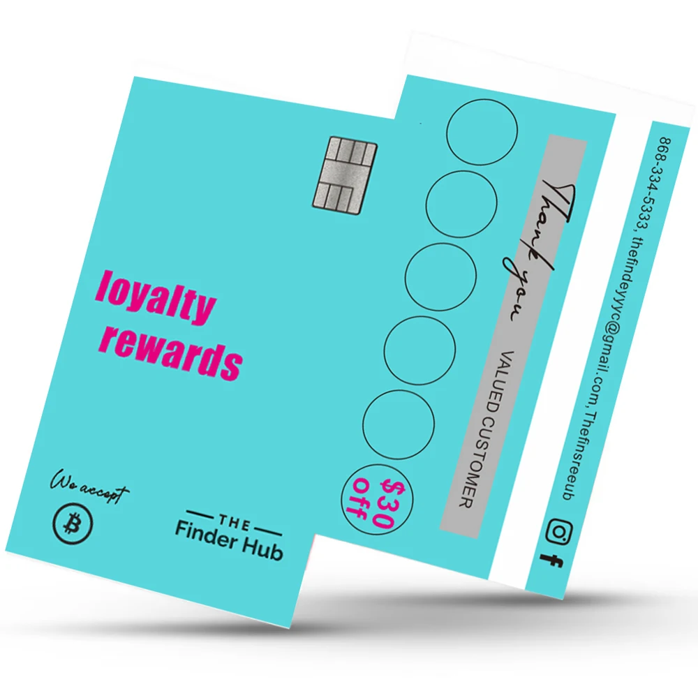 

Loyalty Rewards Card Thank You For Your Order Cards Custom Printed Voucher Cards Thank For Your Small Business 200/500/1000