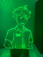 Led-Night-Light Table-Lamp Hinata-Figure Manga Gadget Bedroom-Decor Acrylic Anime Haikyuu