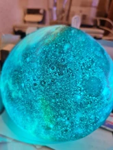 Galaxy Light Moon-Lamp Remote-Control Gift Change-Touch 3d-Printing 16-Color Kids as