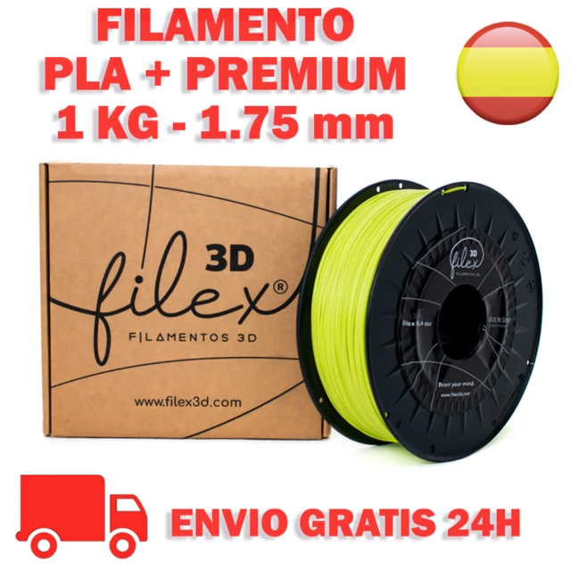 Filamento 3d Pla Alta Precision 1.75mm Calidad Premium 1 Kg