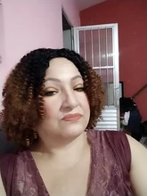 14 pulgadas Ombre pelo rubio Afro pelo rizado que teje 7 unids/lote extensiones de cabello sintético 6 mechones con cierre para las mujeres negras