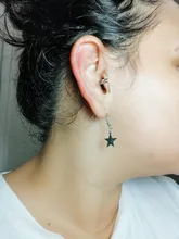 Pendiente de cartílago falso para mujer, joyería Vintage Punk, Simple, geométrico, forma de C doble, sin Piercing, 1 ud.