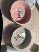 Dog-Cat-Bowls Ceramic Cartoon Puppy Food-Dish Cat-Feeding-Feeder Cats Travel Outdoor