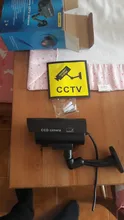 Cámara ficticia falsa CCTV seguridad al aire libre impermeable pato señuelo IR LED Flash wifi Led rojo maniquí cámara de videovigilancia