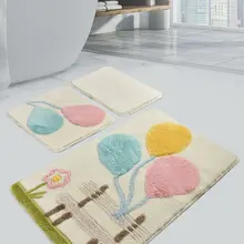 Коврик для ванной-коврики | коврик для ванной нескользящие противоскользящие Противоскользящие коврики воздушный шар Pembe3L набор 60X100 см-50X60 Cm-40X60 см