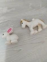 Construcción del edificio grande para niños, accesorios, vaca, caballo, modelo de oveja, Compatible, piezas, granja, montar, juguetes educativos