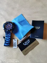 LIGE-reloj analógico de cuarzo para hombre, nuevo accesorio de pulsera resistente al agua con cronógrafo, complemento Masculino deportivo de marca de lujo con diseño moderno disponible en color azul, 2021
