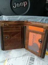 Cartera de cuero genuino para grabar nombre de contacto para mujer, monedero de moda, bolsillo, Mini monedero, titular de la tarjeta femenina, billeteras de calidad