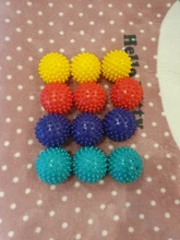 FDBRO PVC de ejercicios Bola de masaje de mano de PVC suela erizo sensorial agarre entrenamiento la bola portátil pelota de fisioterapia 6,5 envío gratis