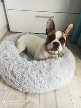 Dog-Bed Large Kennel-Sleeping-Bag Pets Cat Round Washable Plush Soft Little-Medium Long