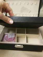 Joyero de cuero de alta capacidad para mujer, organizador de joyas de viaje, multifunción, collar, pendientes, caja de almacenamiento de anillo, regalos para mujer