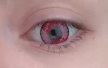 2 unids/par Rosa lentes accesorios de anime de lentes de contacto de Color lentes de Color ojo póngase en contacto con Lenases Yealry UYAAI Anime cosplay