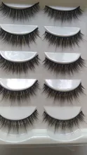 Fake Eyelashes Makeup Daily Natural Thick HBZGTLAD 5-Pairs Handmade 3D